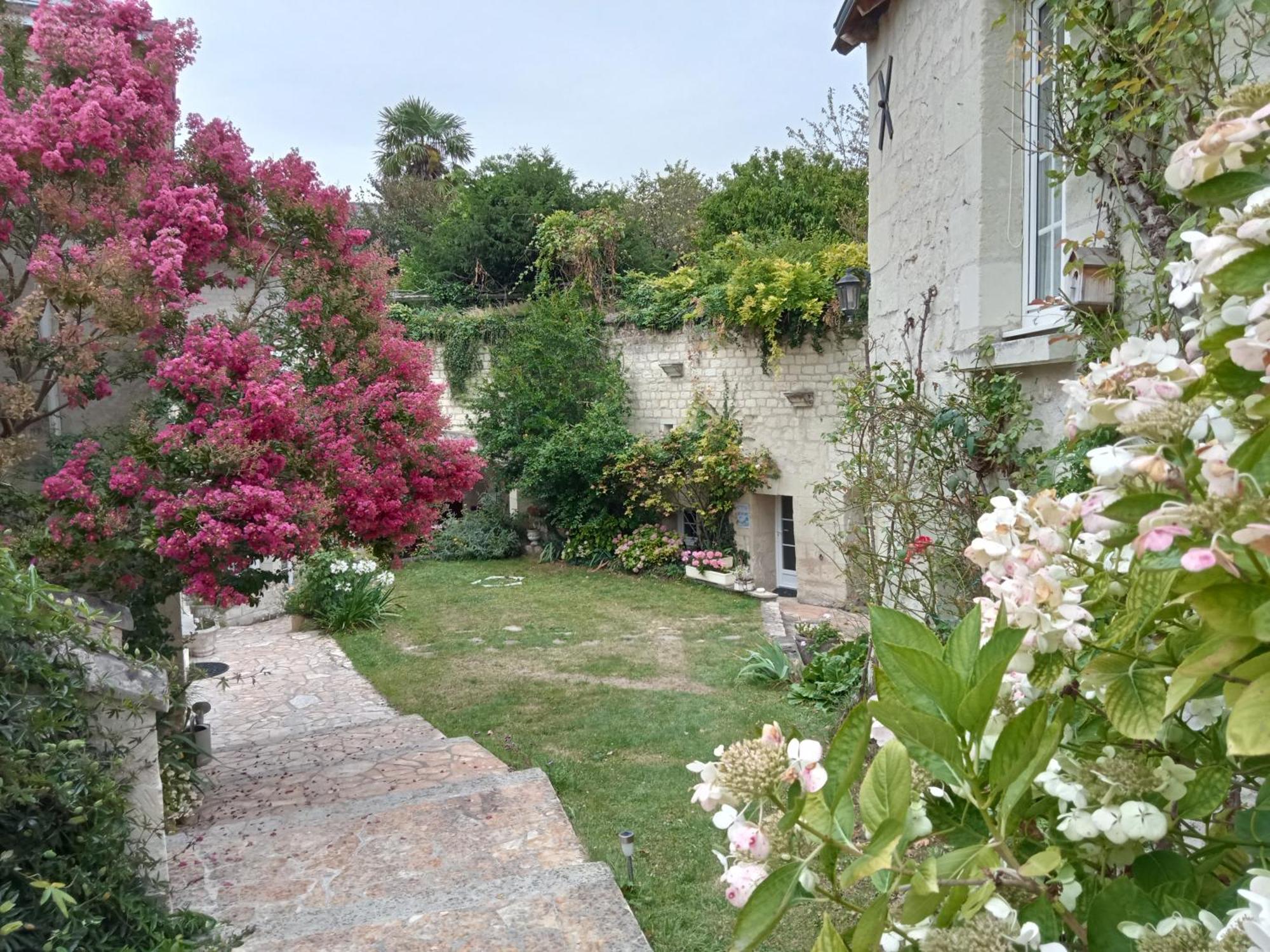 Vila Esprit Troglo Beaumont-en-Véron Exteriér fotografie